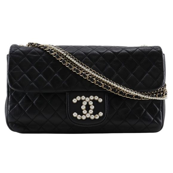 Chanel Handbags - Chanel Westminster Chain Shoulder Matelasse A39011 Lamb Skin And Faux Pearl